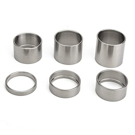 4/6 Pcs Bicycle Headset Spacer 1-1/8 Inch 5-10-15-20-25-30mm Bike Glossy