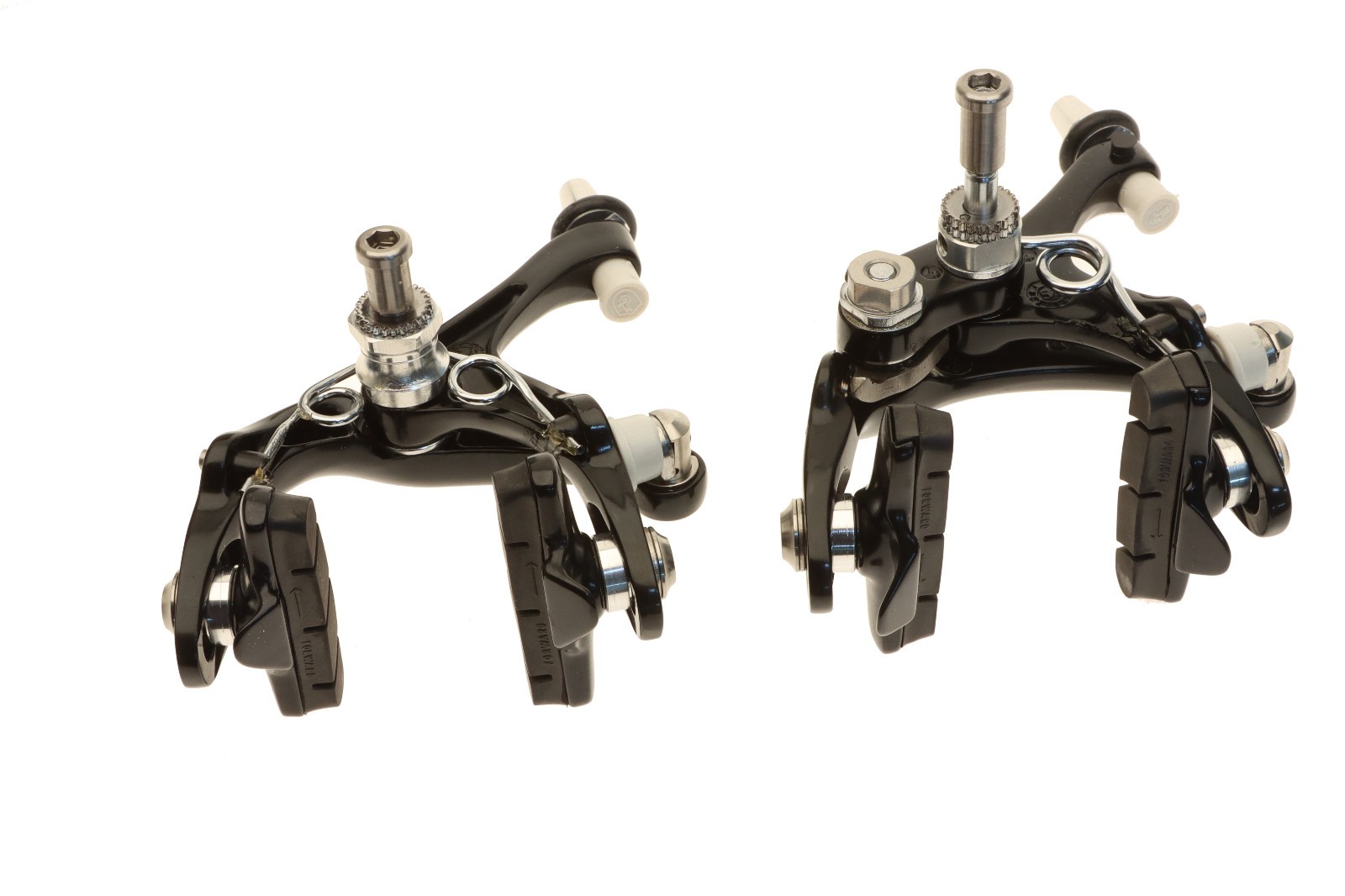 Campagnolo Record Titanium Brake Calipers Pair Rim 2004 BR4-RED Black NOS NEW