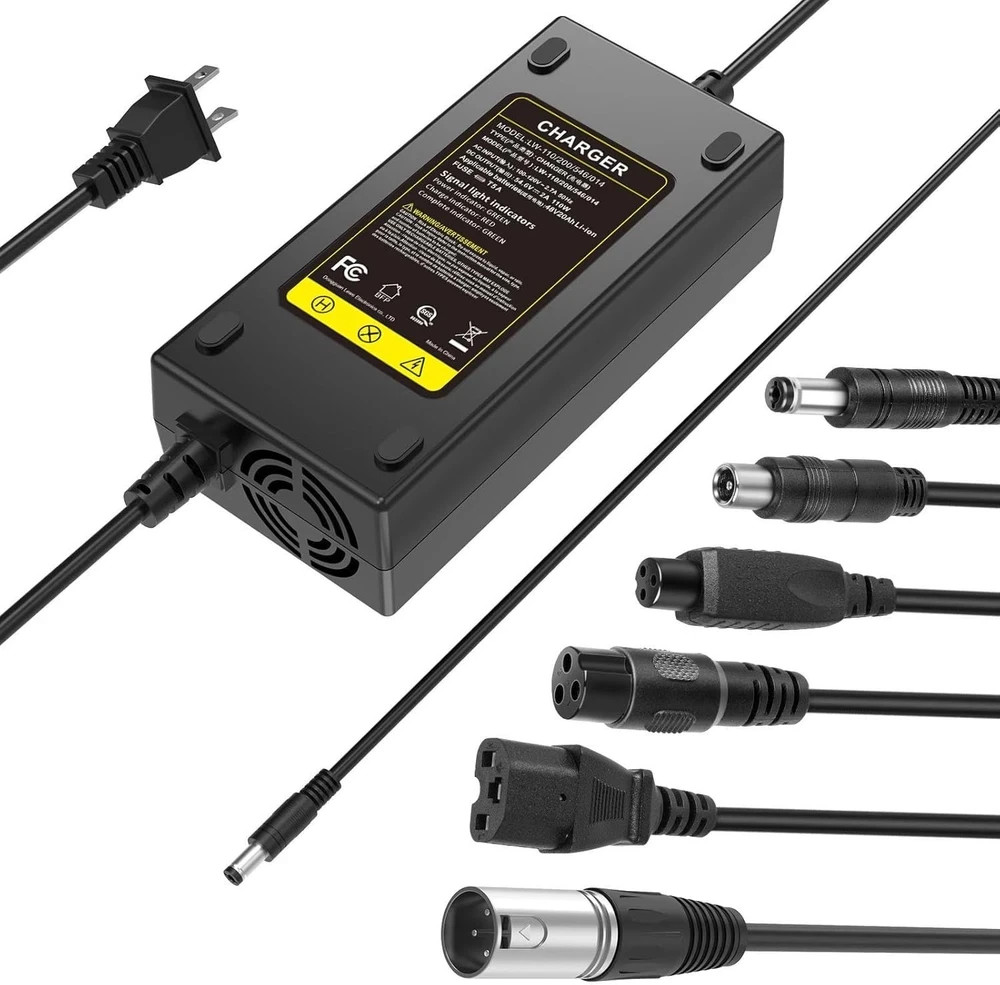 Multi-Device Charger 54.6V 2A with Cooling Fan and LED Indicator Light