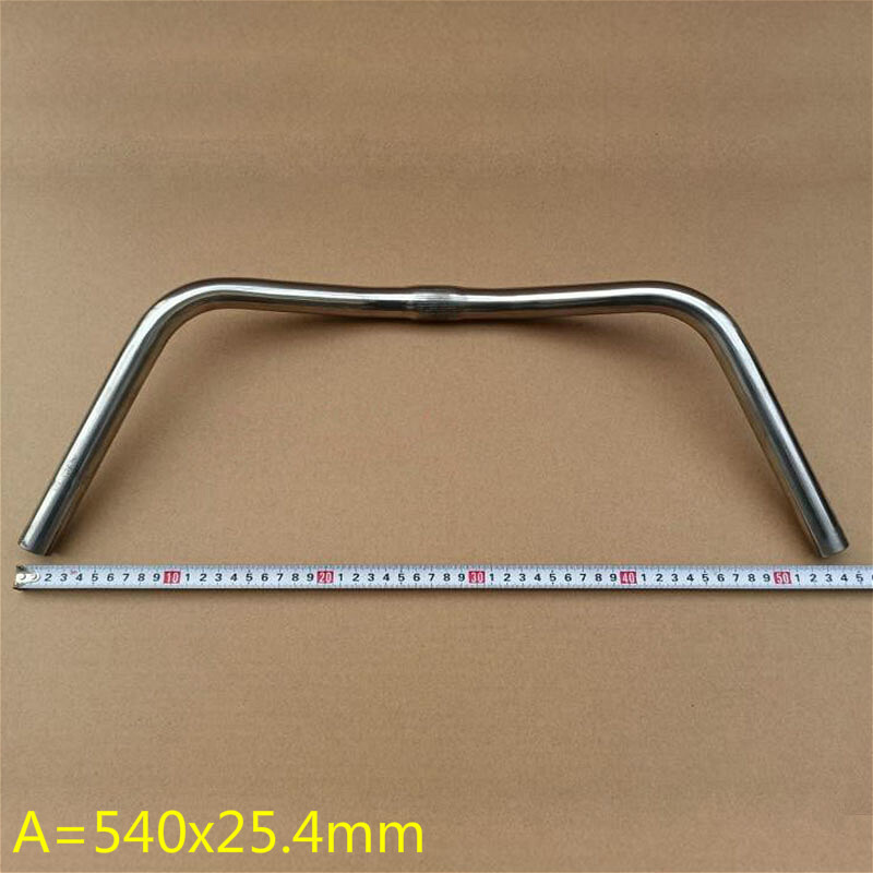 Stainless Steel Bicycle Handlebar Classic Road Cycling Bike Bar 540mm/570mm Home