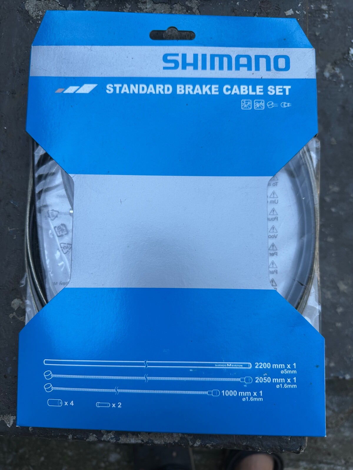 Shimano Y80098022 MTB-Road Cable Set – Black