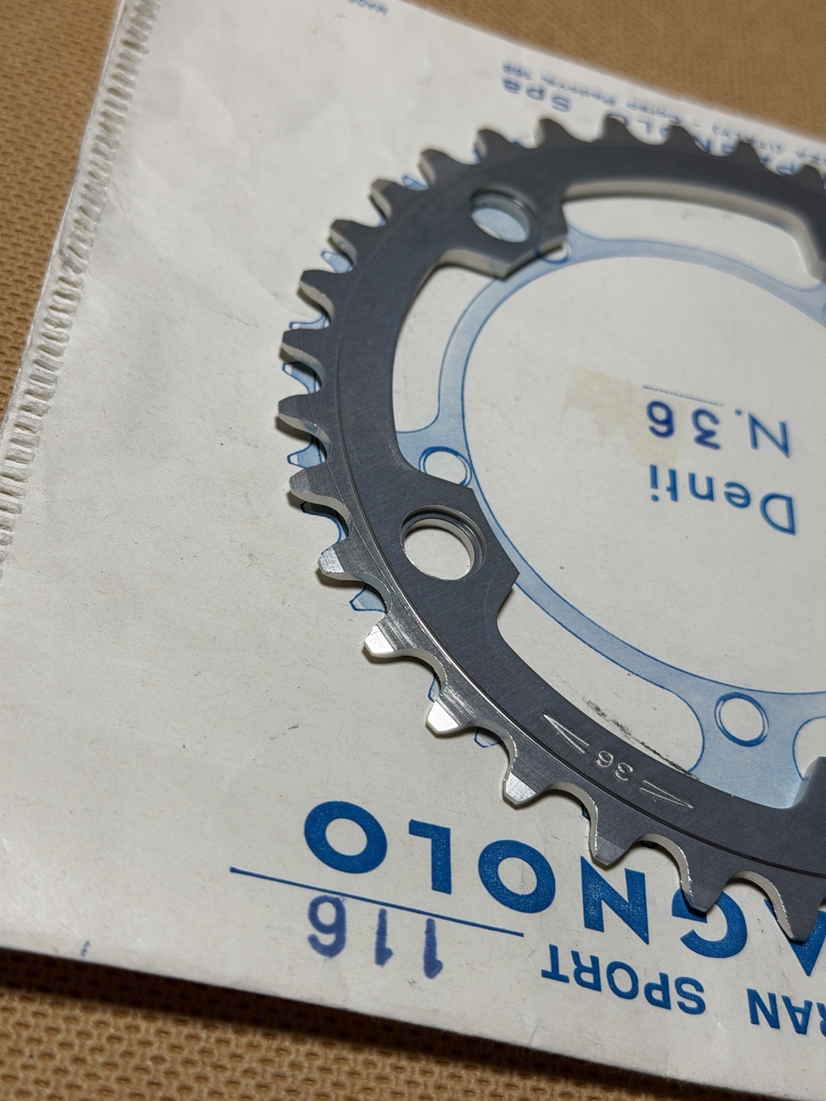 NOS Vintage Campagnolo Gran Sport 36T Chainring 116 BCD For GS Triomphe Victory