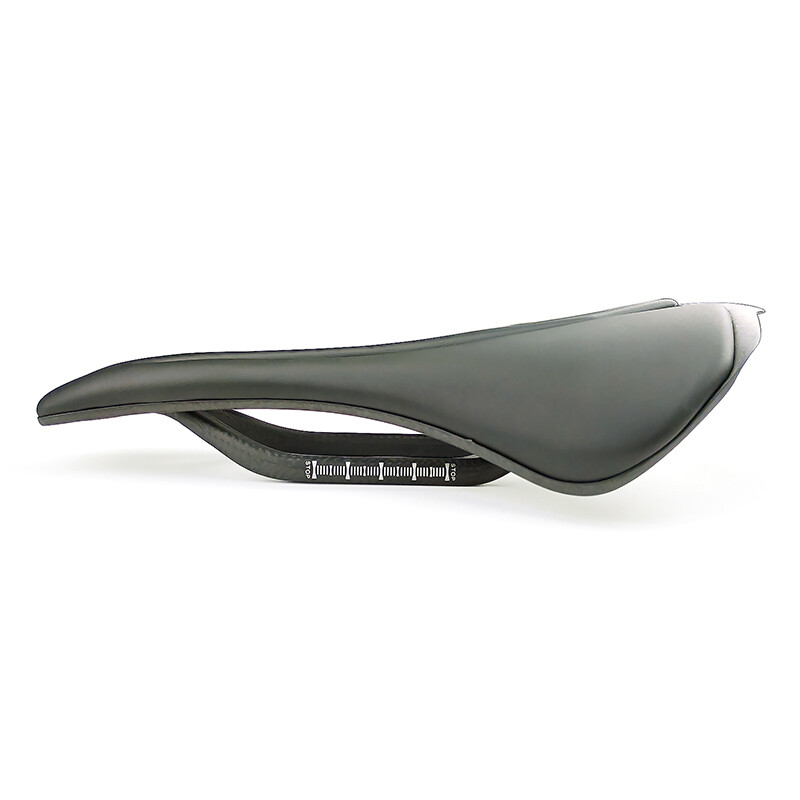 Carbon Fiber Saddle Leather Mountian Road Bike Seat 7×9 Oval Rail 250*140mm 115g