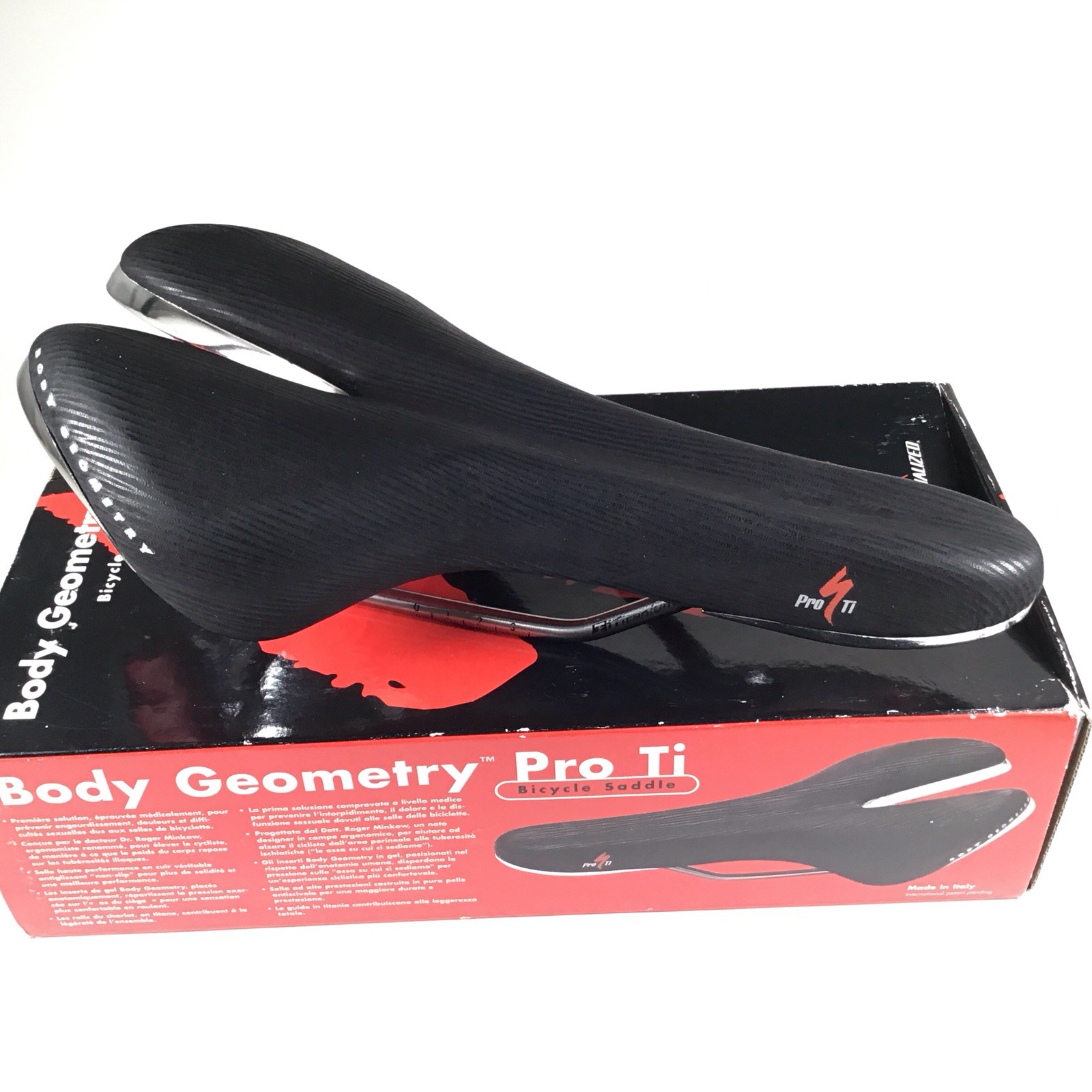 Specialized Body Geometry Pro Ti Saddle 270mm X 140mm NOS NIB Vintage MTB Stumpy