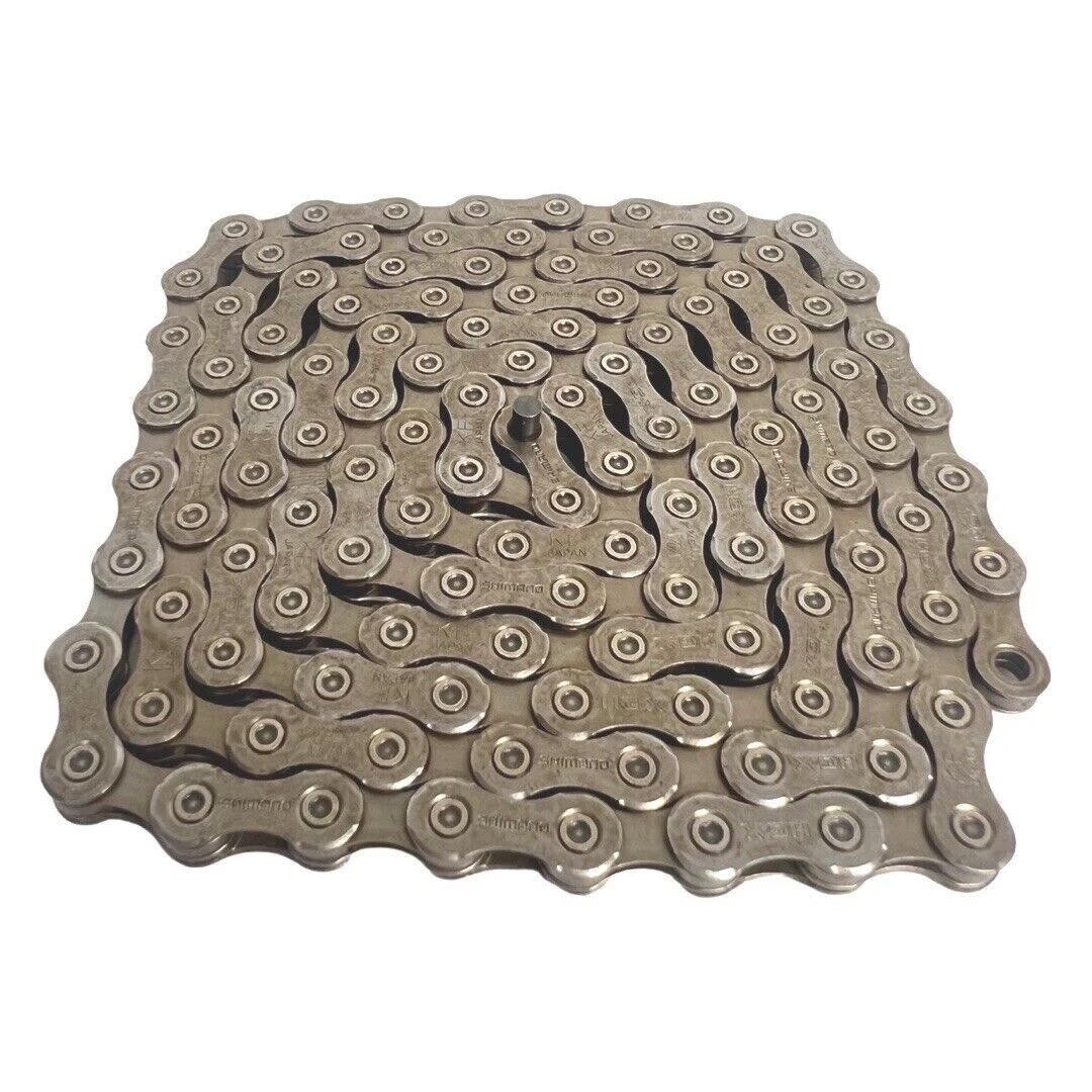 Shimano CN‑HG74 10‑Speed Chain 118 Links Silver Road MTB New