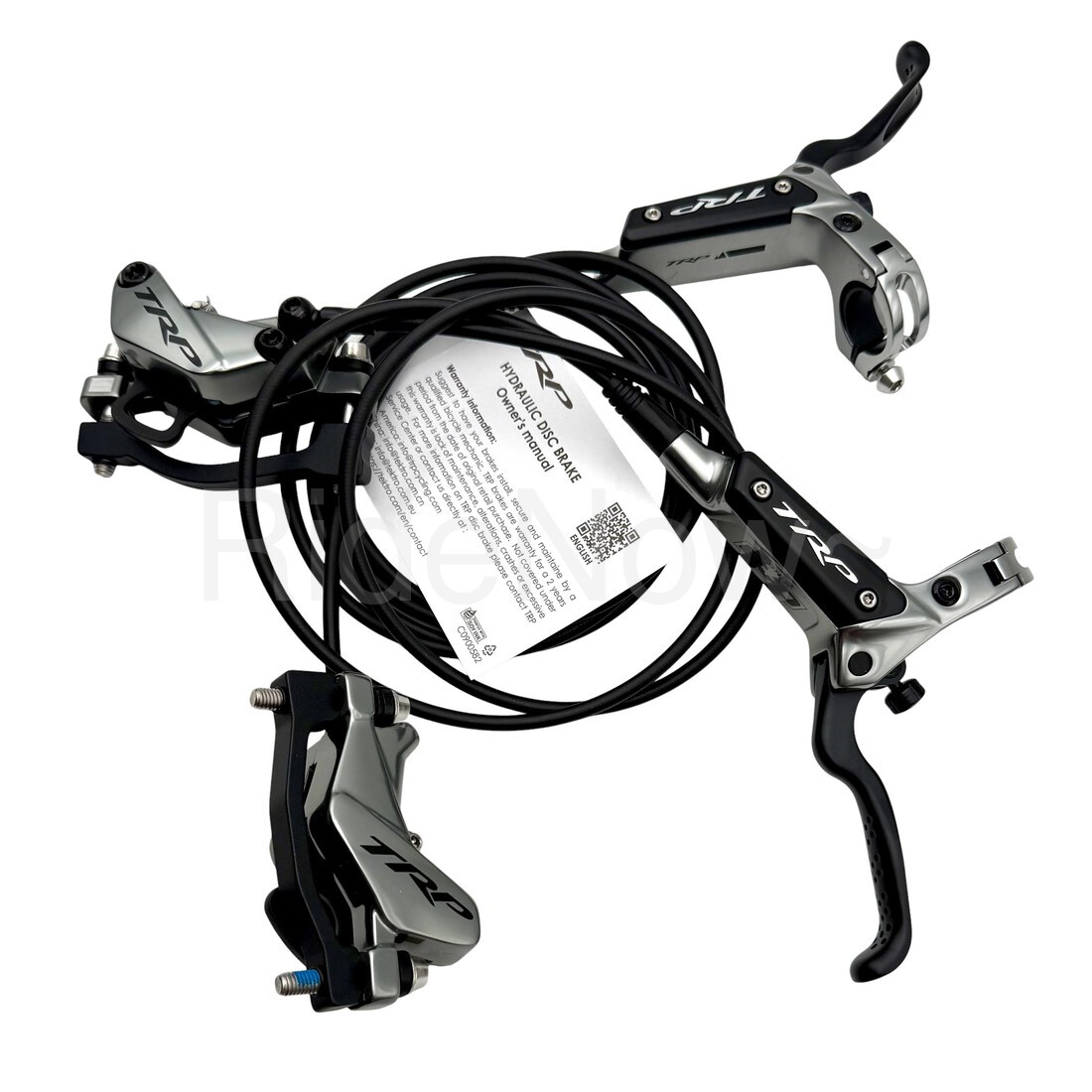 Trp DH-R EVO HD-M846 Front Rear 4-Piston Hydraulic Brake Set Gray 900/1650mm