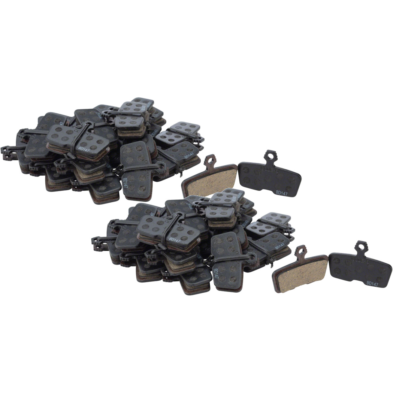 SRAM Organic Disc Brake Pads Bulk Pack Steel Backed, Quiet Performance,