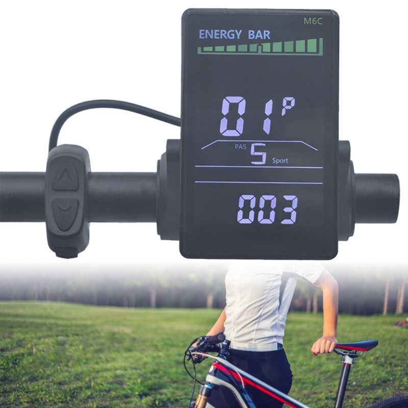 LCD Display Meter Control Panel 24V 36V 48V 52V 60V Electric Bike Accessory