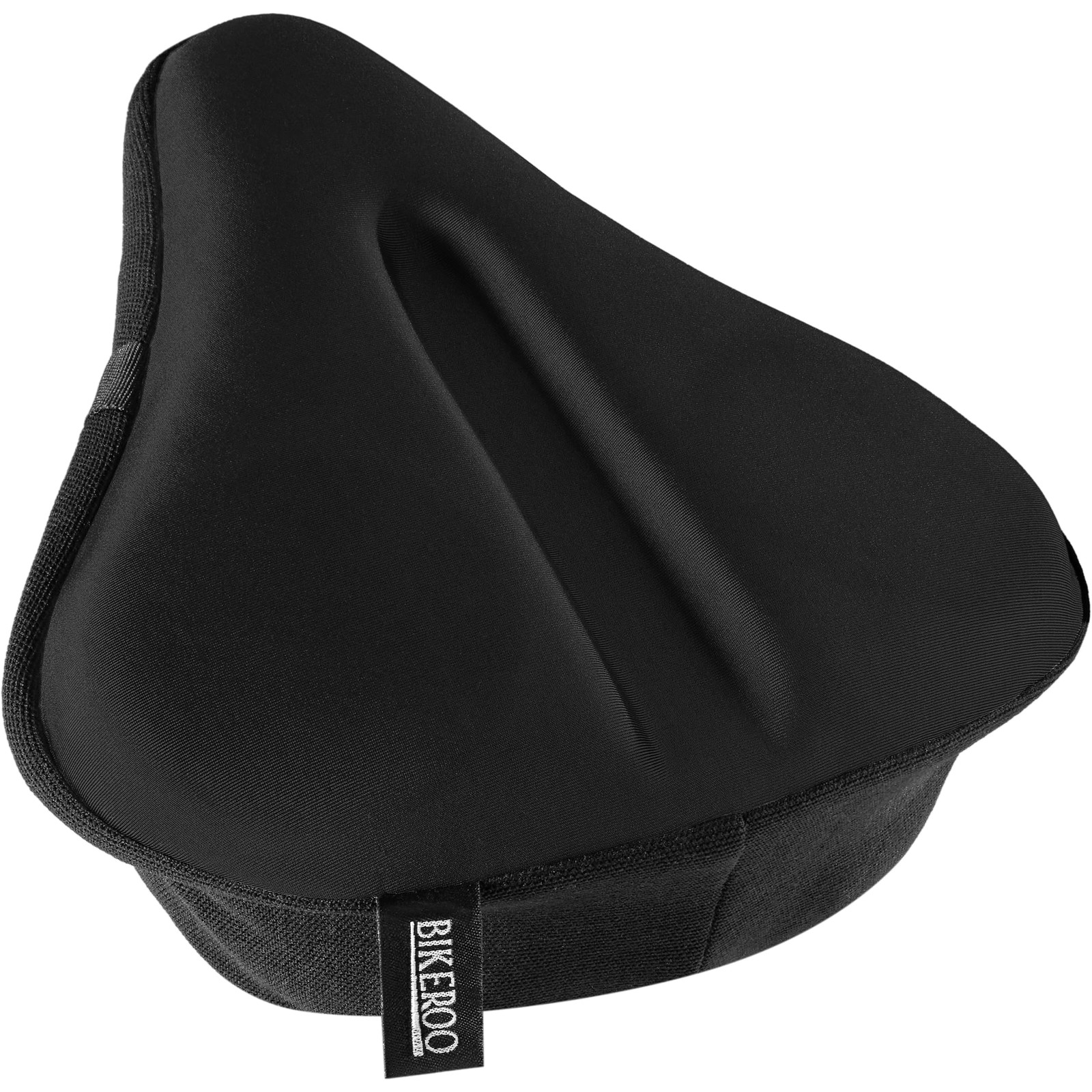 Comfort Bike Seat Cushion Black Wide Padded Large Repair Replacement Saddles