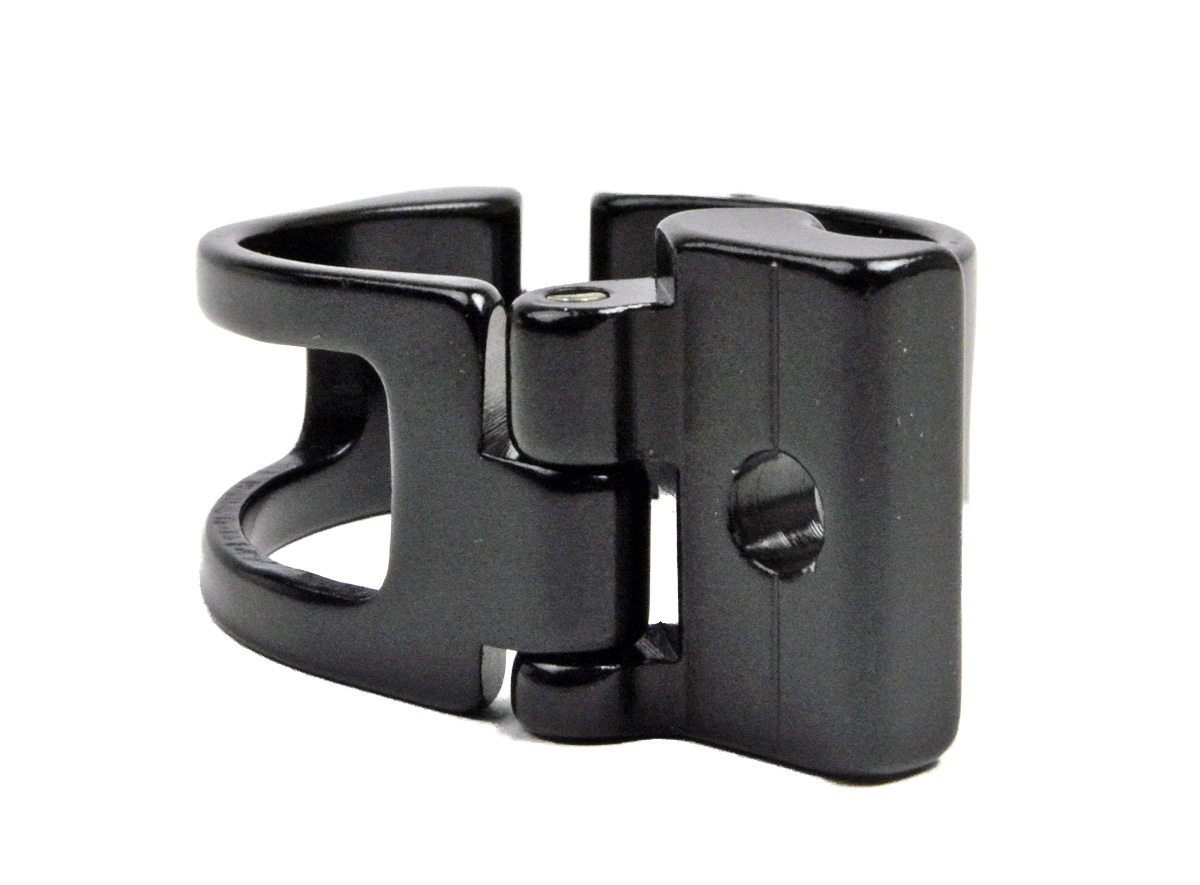 OMNI Front Derailleur Adapter Clamp Campagnolo Record Chorus Athena BLACK 28.6mm