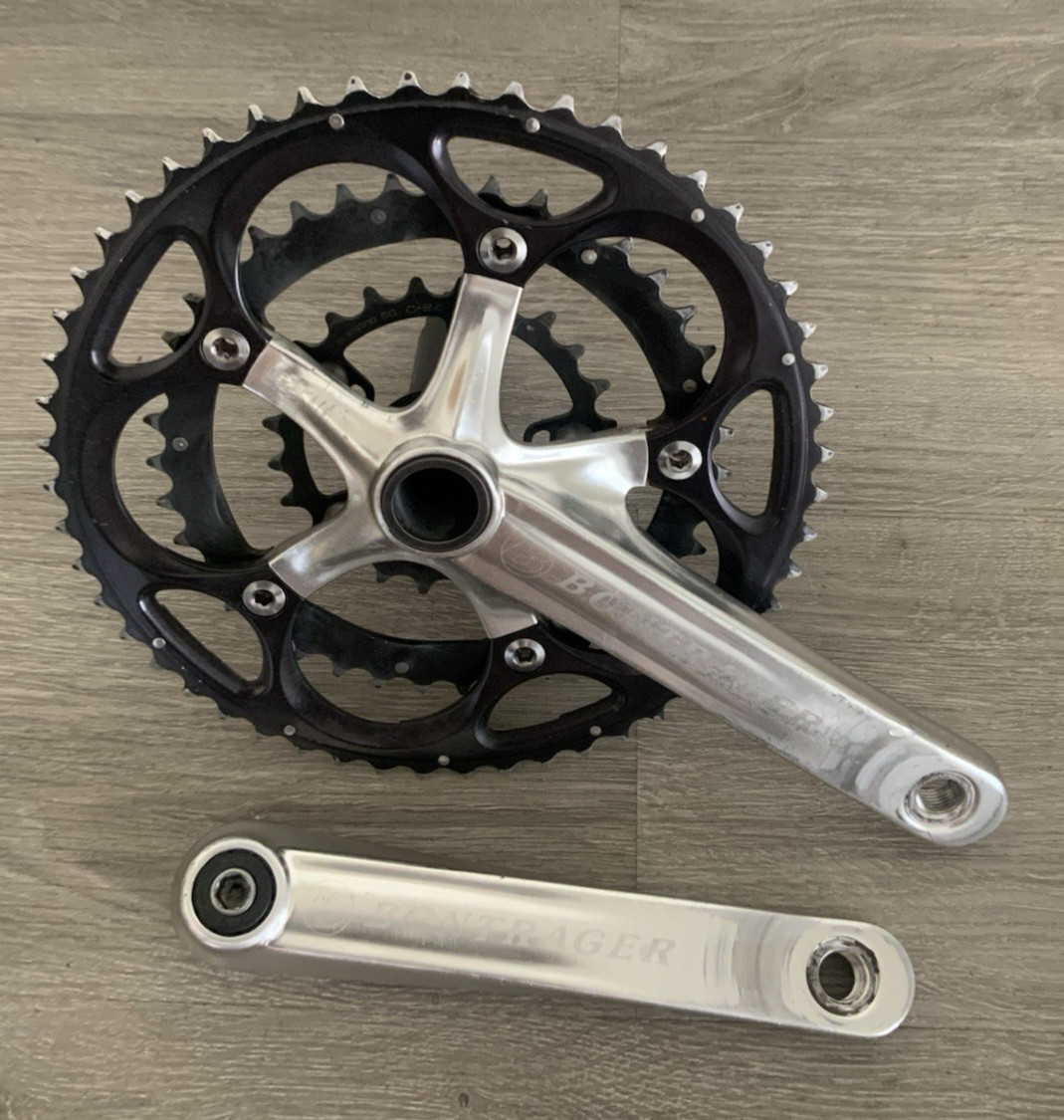 BONTRAGER CRANKSET TRIPLE 24-39-52 TOOTH 10 OR 9 SPEED 170 MM ARMS GXP