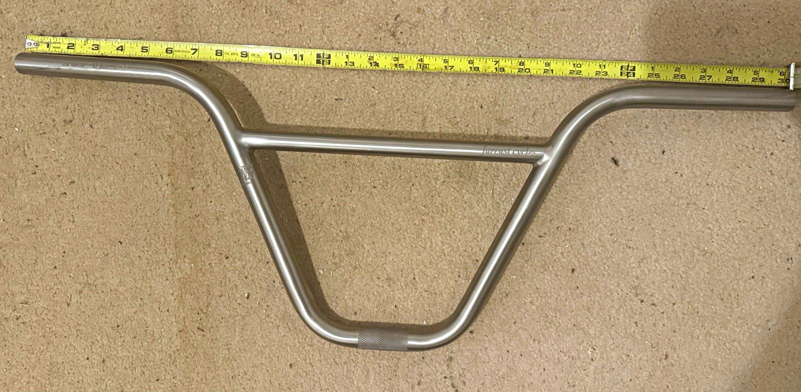 Far East Titanium BMX Bike Handlebars, 30in Wide, 22.2mm Clamp, 10in Rise