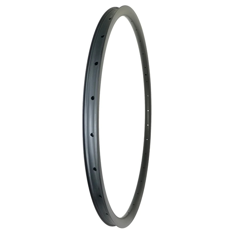 29er MTB All Mountain Bike Carbon Rim 30*24mm 24-32Holes Asymmetric UD 3K Glossy
