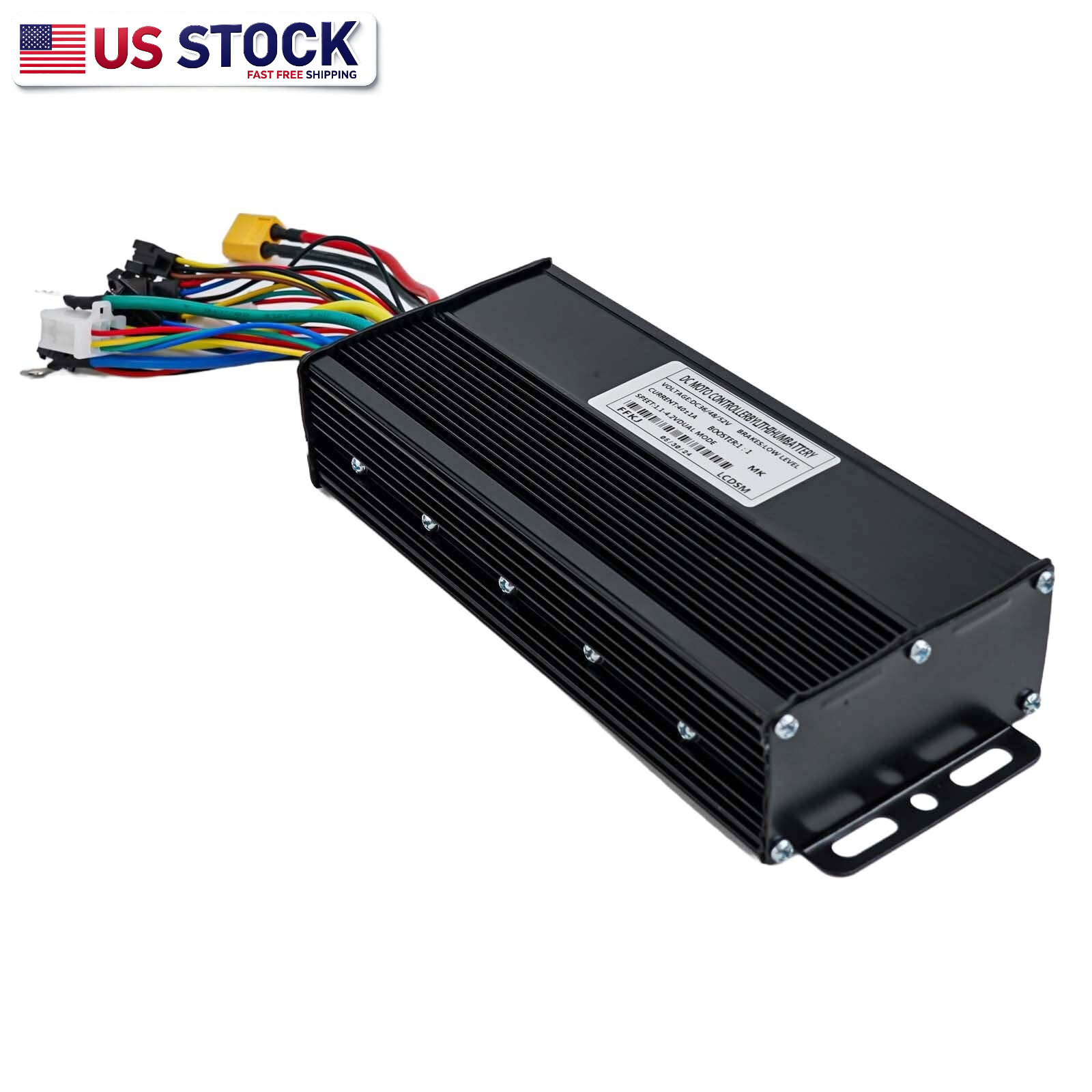 Ebike 36V 48V 52V 2000W 40A Sine Wave 3-mode Controller for Electric Bicycle USA