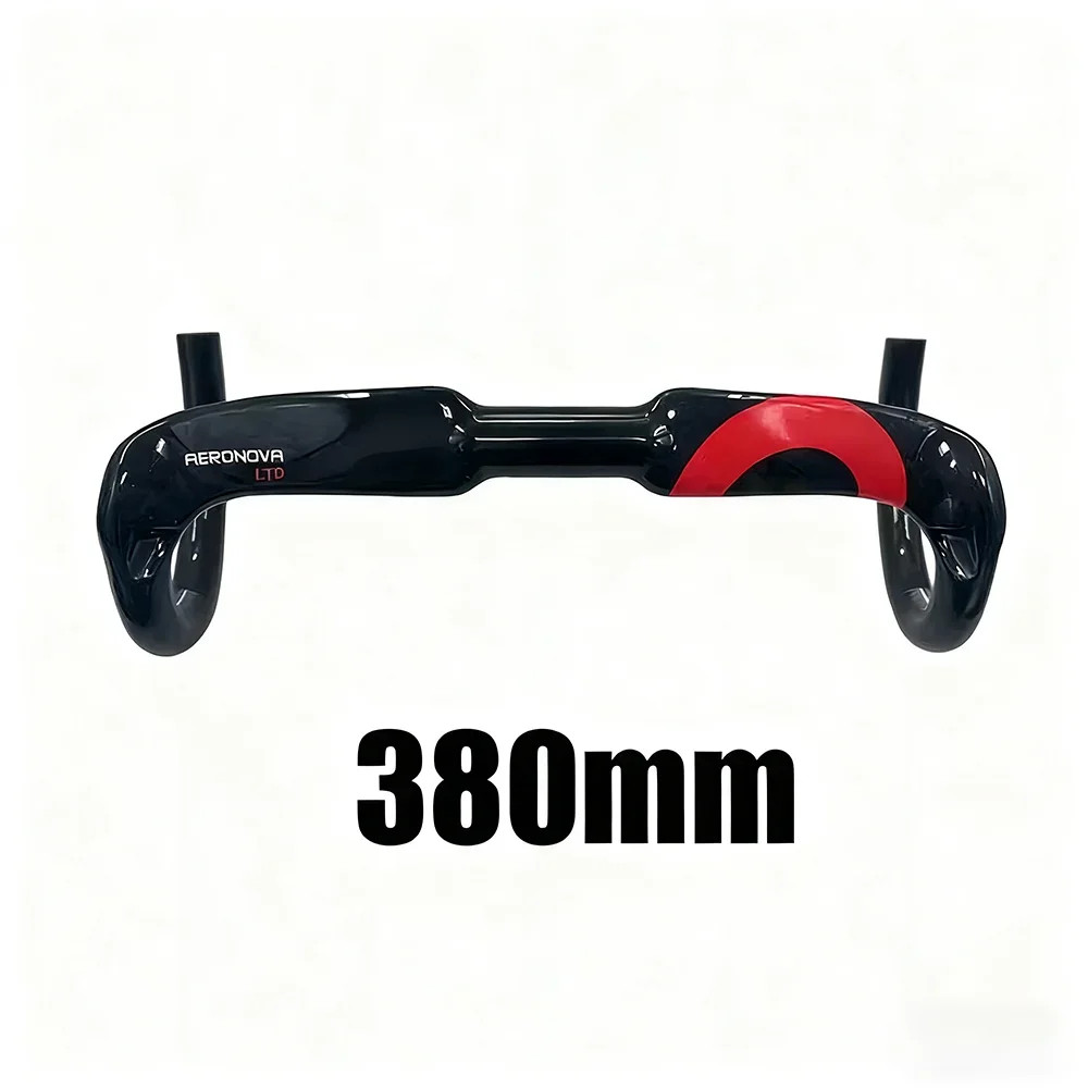 Road Bike Handlebars Carbon Fiber Bicycle Drop Bar 31.8*380-440mm Size