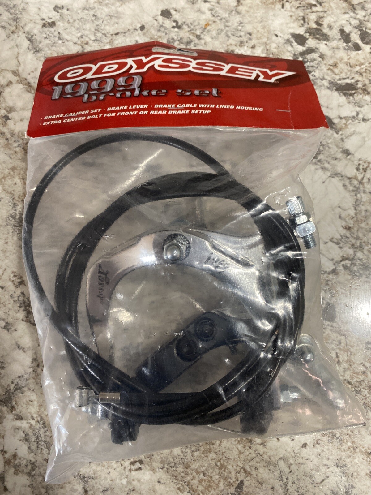 Odyssey 1999 BMX Brake Set & Lever Silver Old School Bmx Brakes Redline Haro Gt
