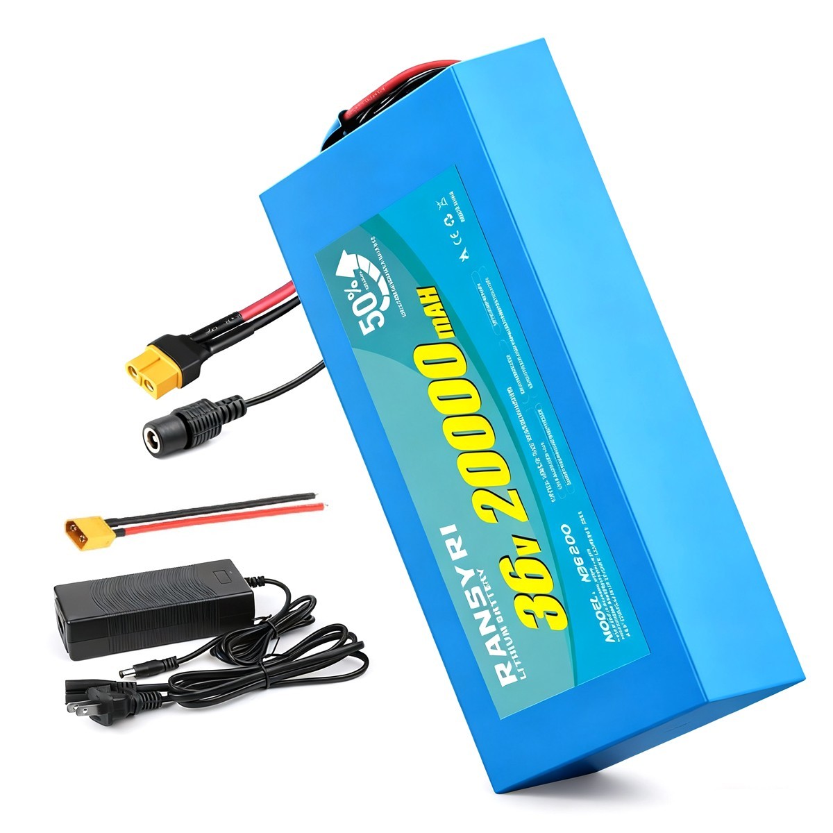 H HAILONG 36V 48V li-ion Battery 10Ah 14Ah 20Ah Battery Pack & XT60 connector