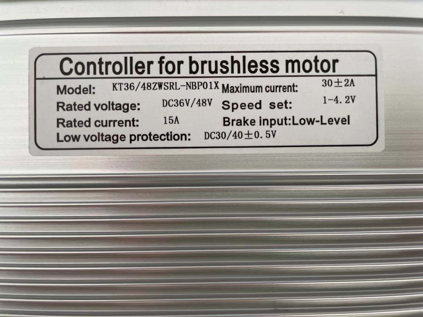 36V/48V 30A KT Brushless DC Motor Controller Ebike+KT-LCD8H/KT-LCD3 Display