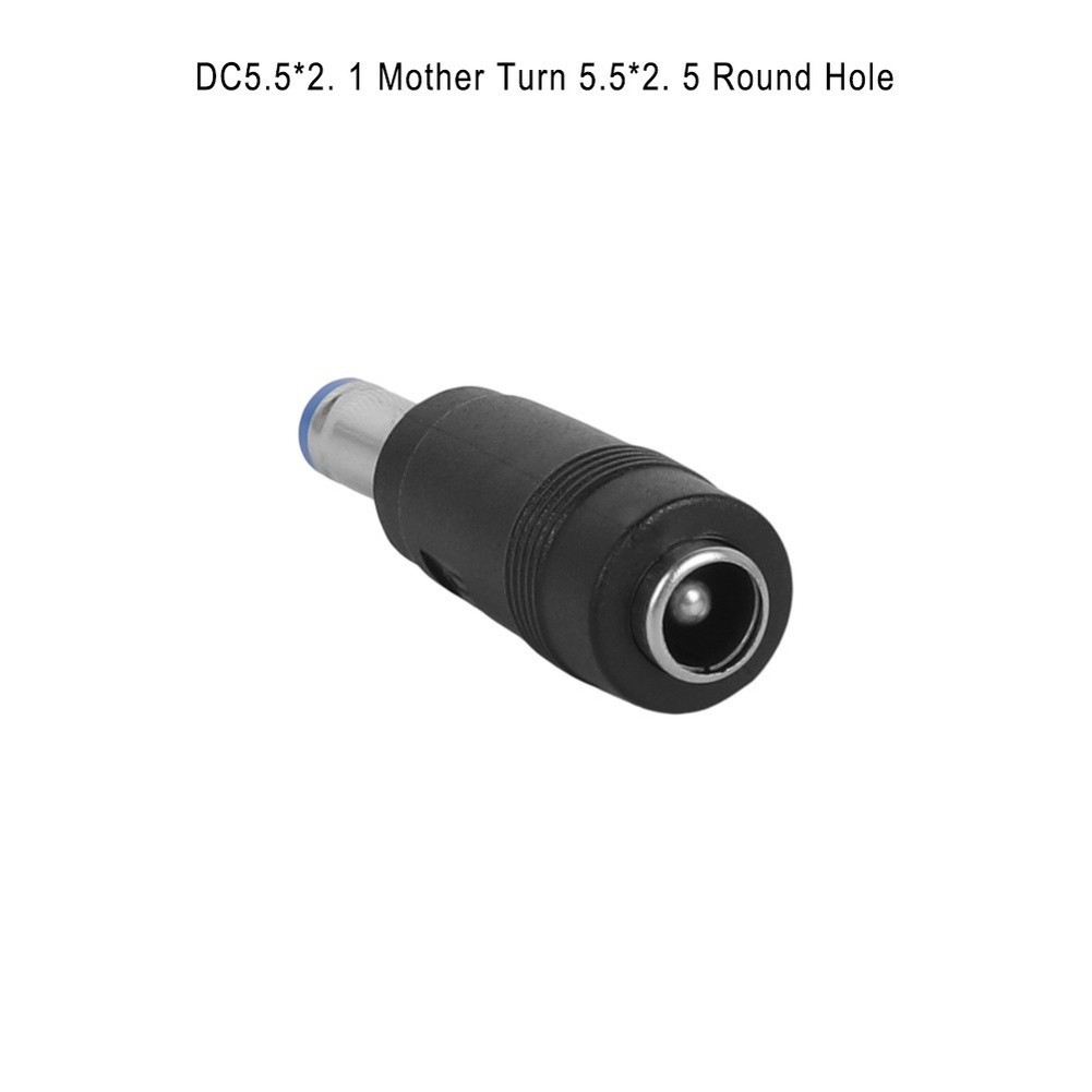DC Adapter 5.5 2.5 Female to 5.5 2.1 Male for Compatible Supplies