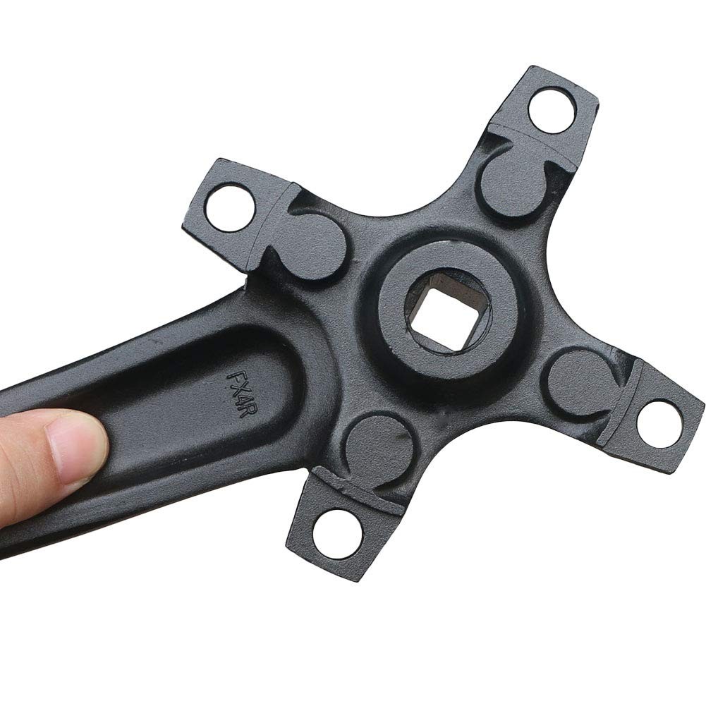 MTB Crank Arm Set 104 BCD Square Taper Mountain Bike Crankset 152mm 165mm 170mm