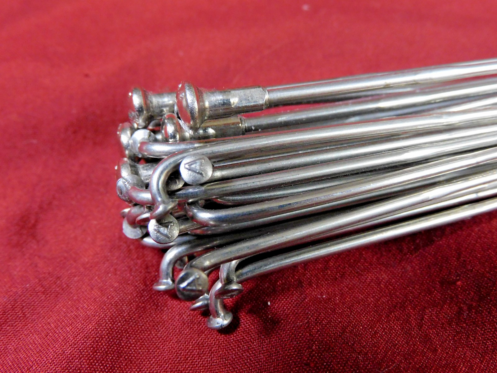 Vintage Alpina 2.0 / 1.8 mm Butted Stainless Steel Spokes 18 x 297 + 18 x 299 mm