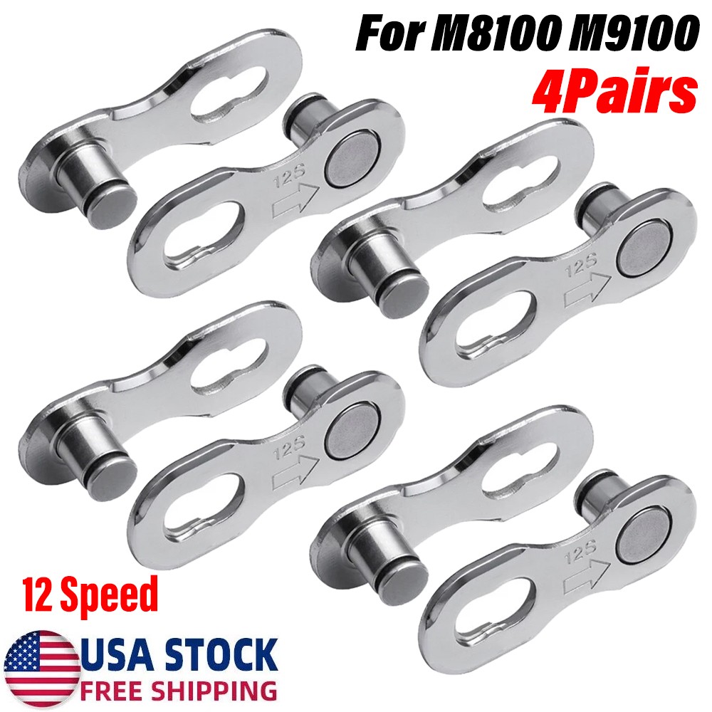 4x For Shimano SM-CN910 12 Speed Chain Lock Quick-Link Connector For M8100 M9100