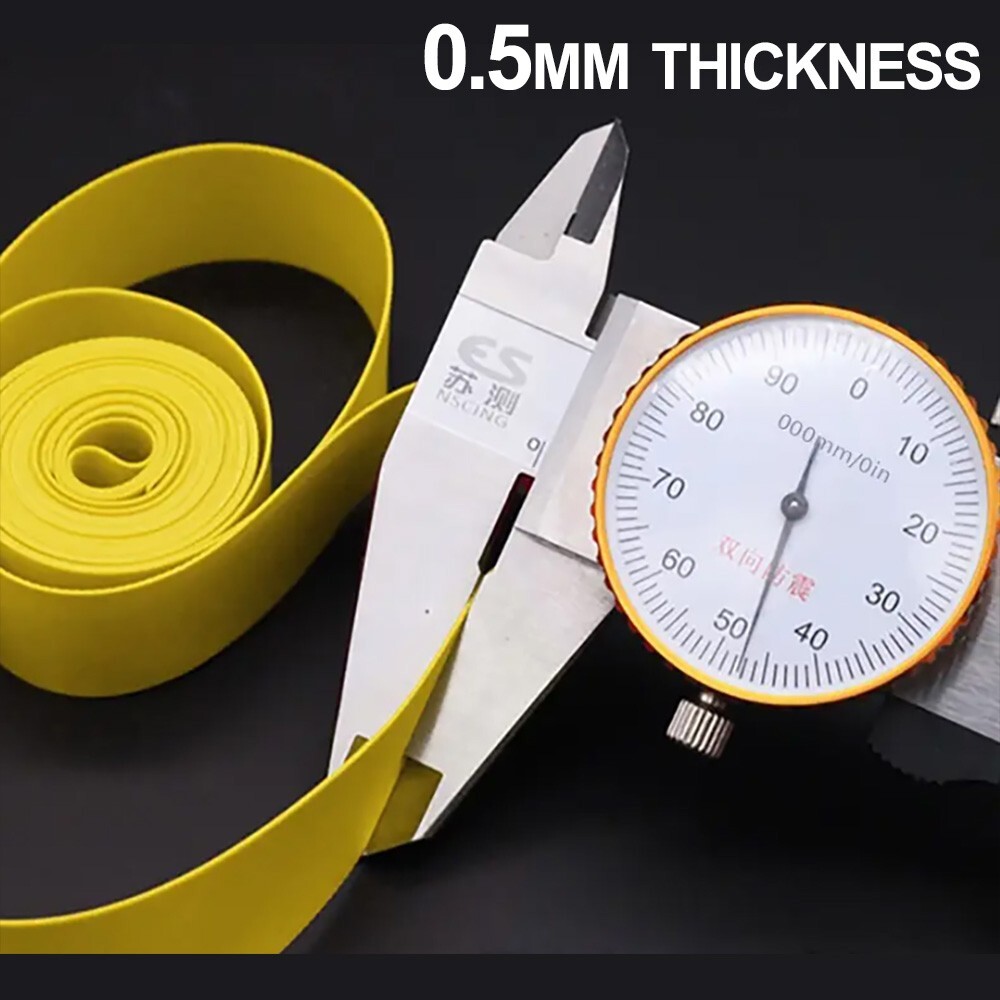 Yellow Bicycle Wheel Rim Strips – 26 in x 18mm – 2 pk – Alternative to Rim Tape