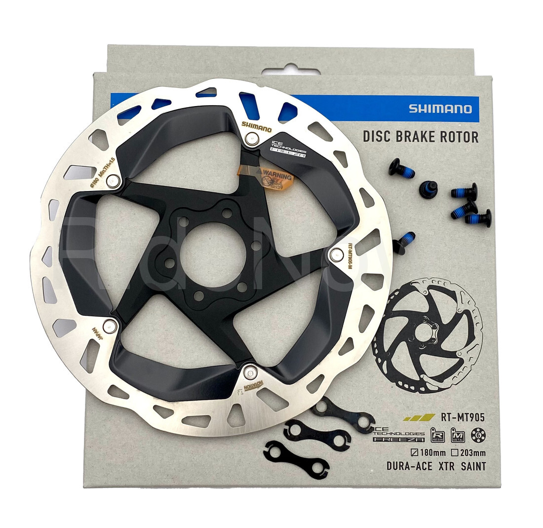 New Shimano XTR RT-MT905 180mm 6-Bolt Bike Disc Brake Rotor Ice Tech
