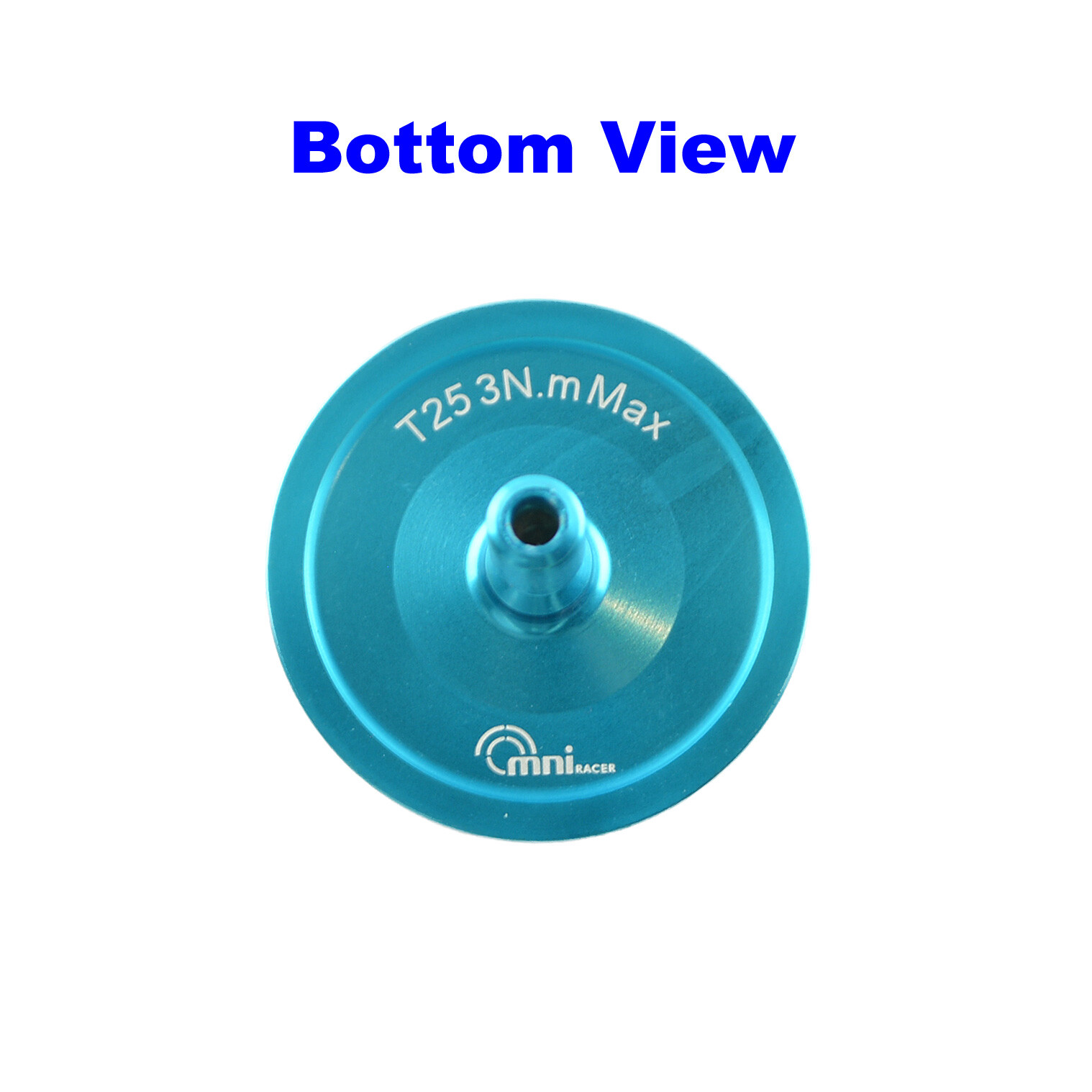 OMNI Racer WORLDS LIGHTEST Headset Top Cap & Bolt: JUST 3.4 grams!! LIGHT BLUE