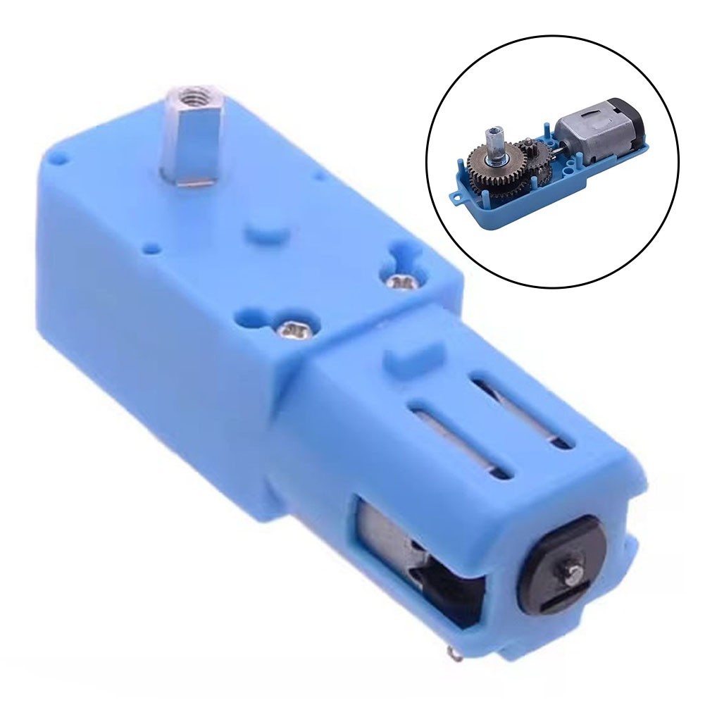 DC Gear Motor Compatible with For TT 3-6V 110 RPM Single Shaft 1:90 Ratio