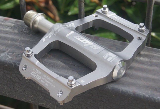 SMS Ultralight Cnc Aluminum Alloy Bike Platform 3 Bearings Non-Slip Pedal Gray