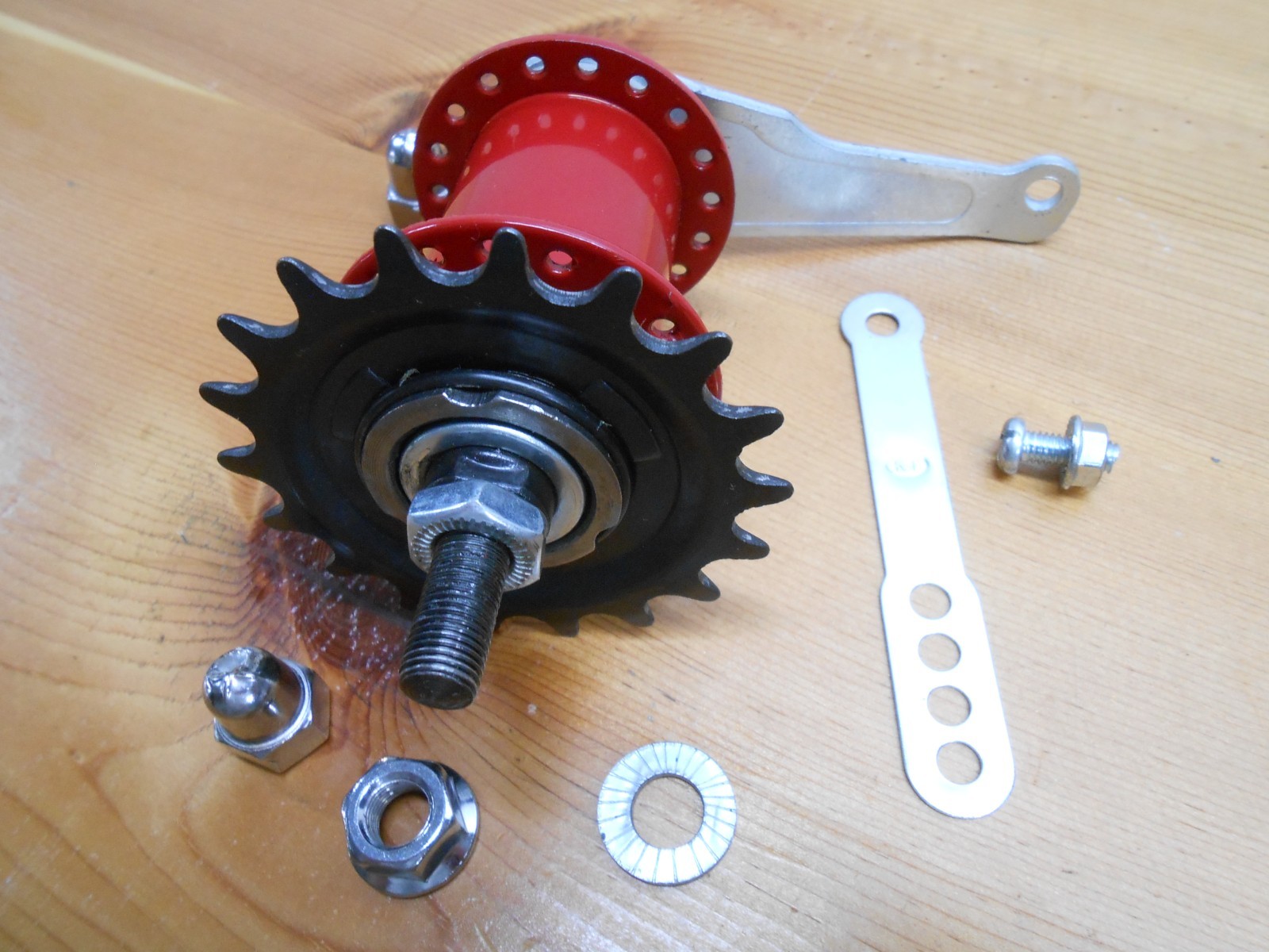 Vintage Falcon Rear SS Bike Hub RED 36H 18T Coaster Cruiser Schwinn 110mmKlunker