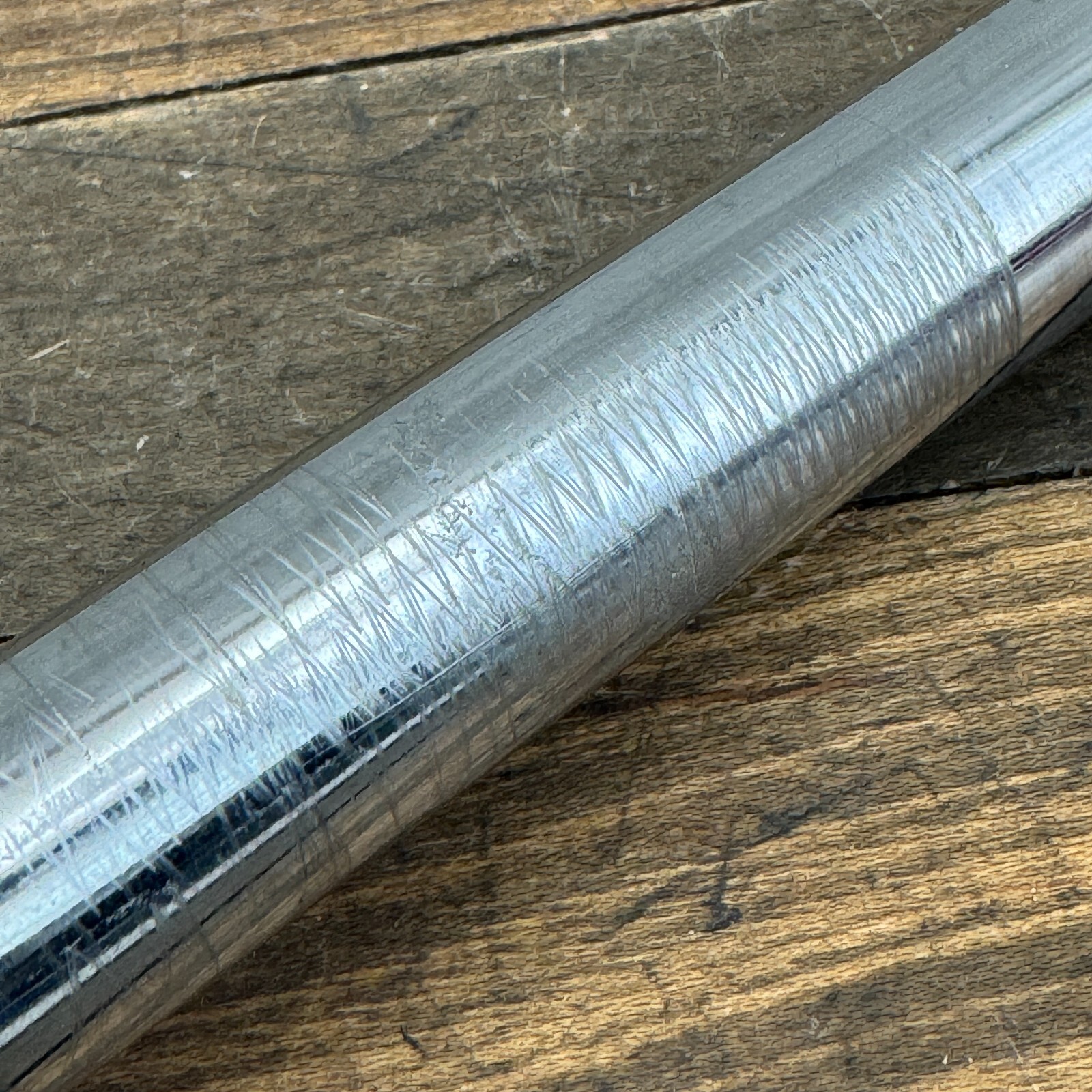 Old School BMX Black Ops Seatpost BENT 4130 Chromoly Steel 22.2 mm CRIMP