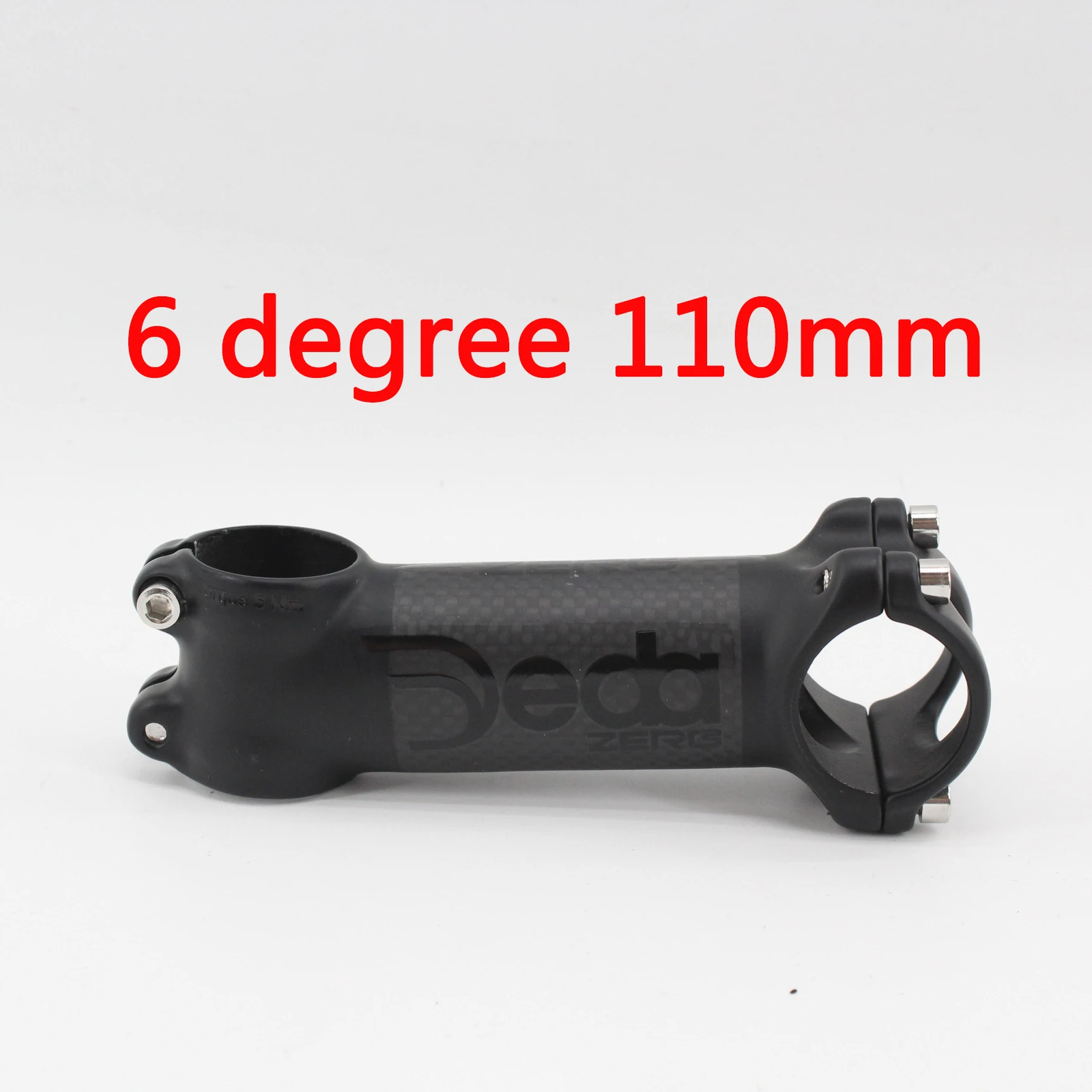 Carbon Road Bicycle Stem 31.8*60-120mm 6 17 Degrees Mountain Bike Stem