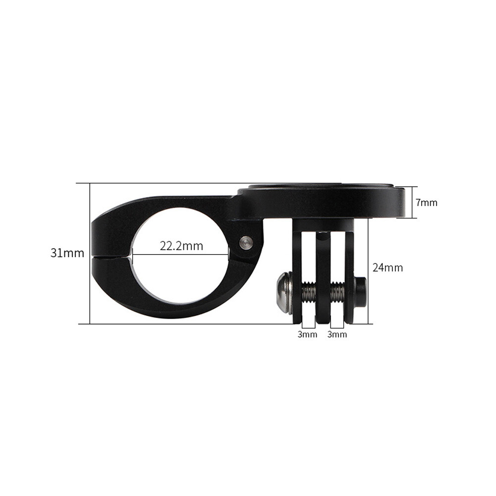 Bicycle TT Rest Handlebar Computer Mount Holder For Garmin Bryton Cateye Gopro
