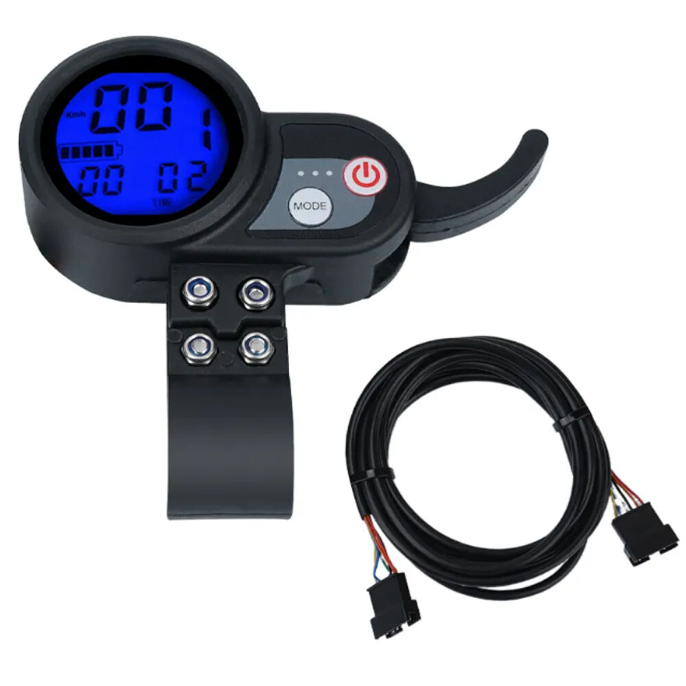 Electric Scooter LCD Display Screen Accelerator Use USB 36V 48V 52V 60V