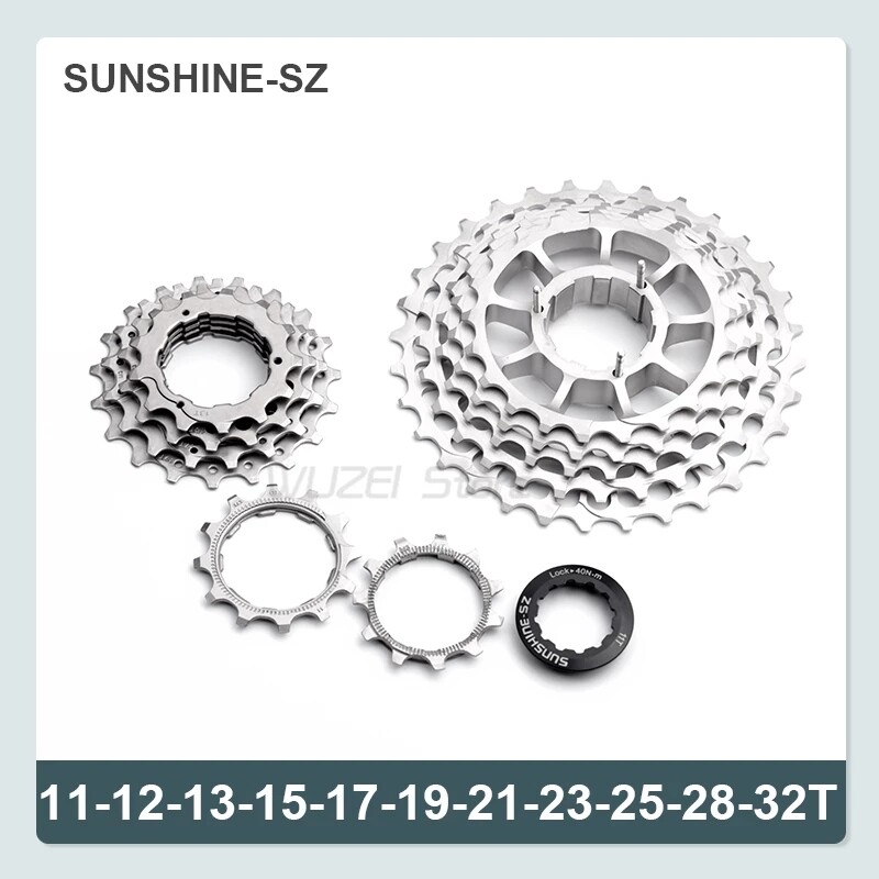 SUNSHINE Road Bike 11/12 Speed Ultralight Cassette 11-28/32/34/36T