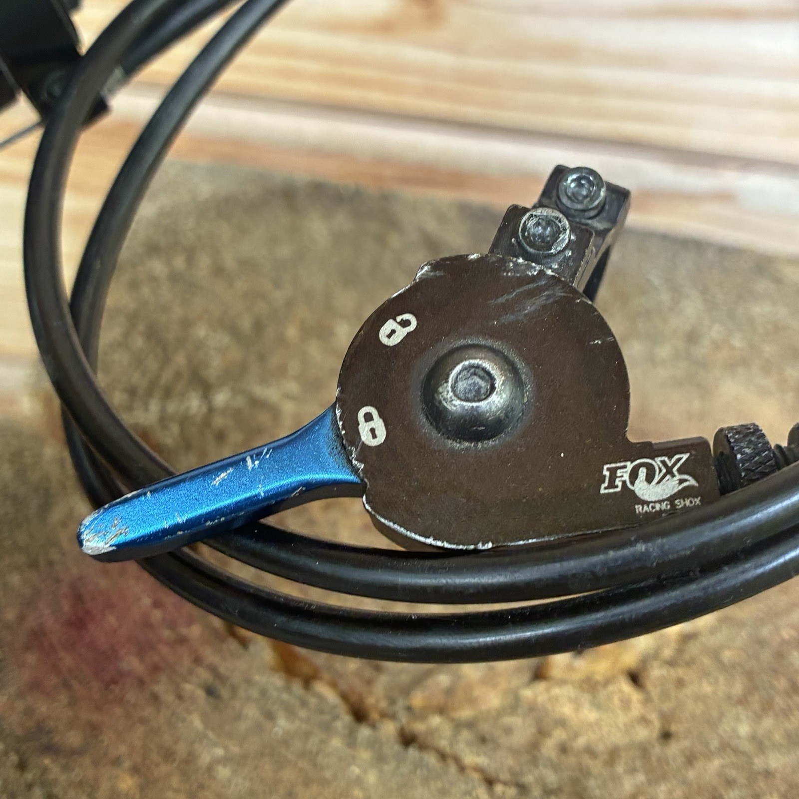 Fox Float RL Rear Shock 6.5” With Remote Lock Out lever Cable And Mounting Band