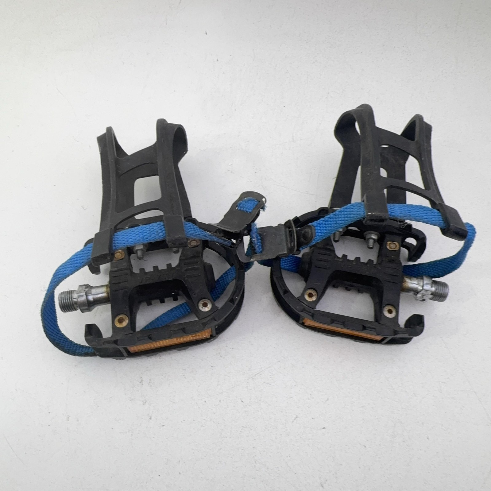 Vintage VP Components VP-747 Black 9/16″ Pedals VP-782 Toe Clips Christophe A22