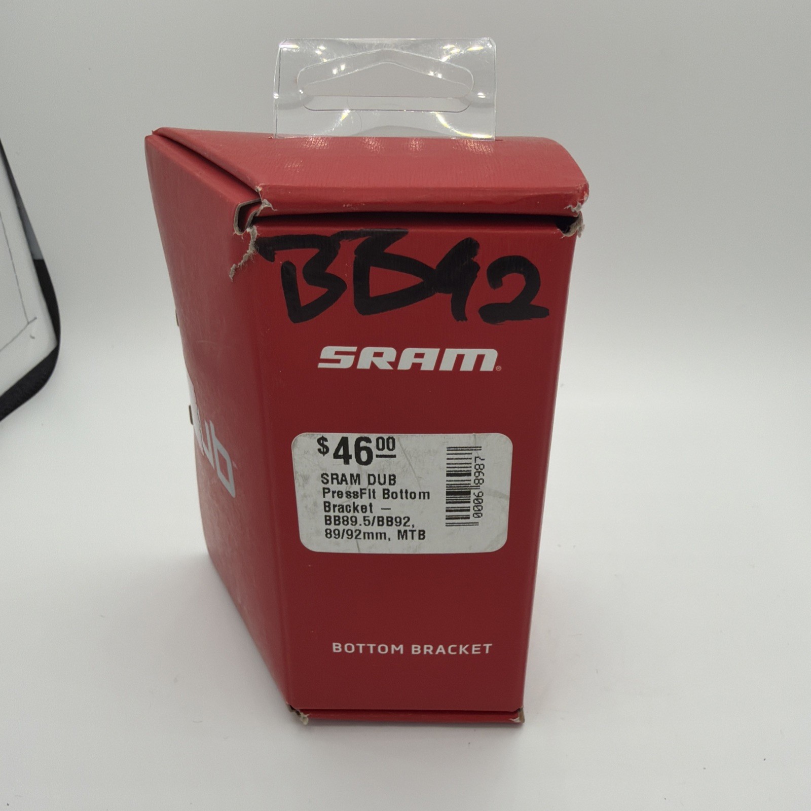 SRAM DUB PF92 89/92mm (55mm Chainline), Press Fit BB, BB92, Spindle: 28.99mm,