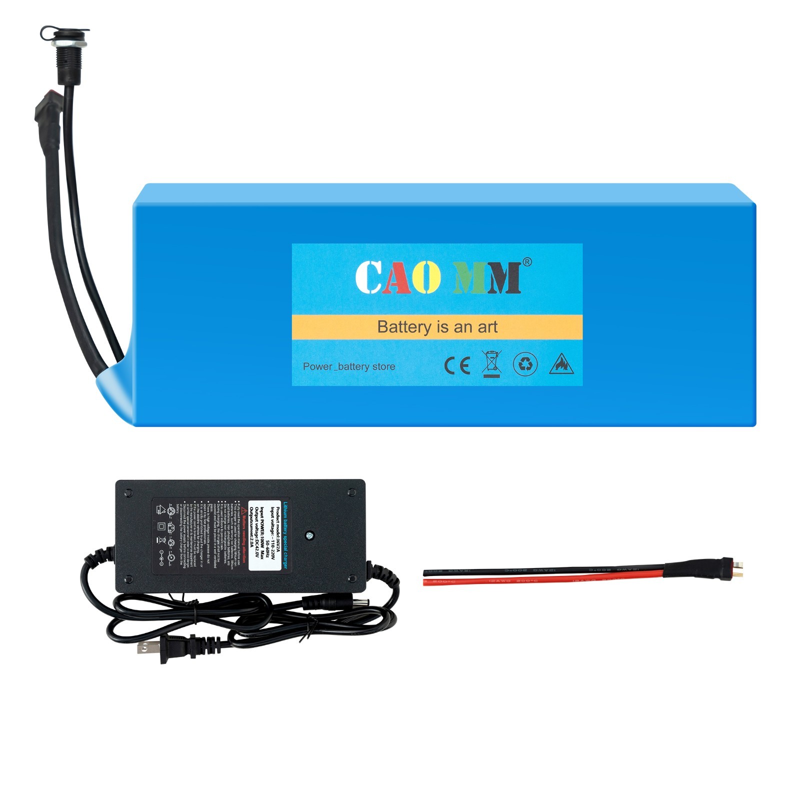 48V Ebike Battery 48V 10AH Lithium Battery for Electric Bicycle 100W-1000W Motor