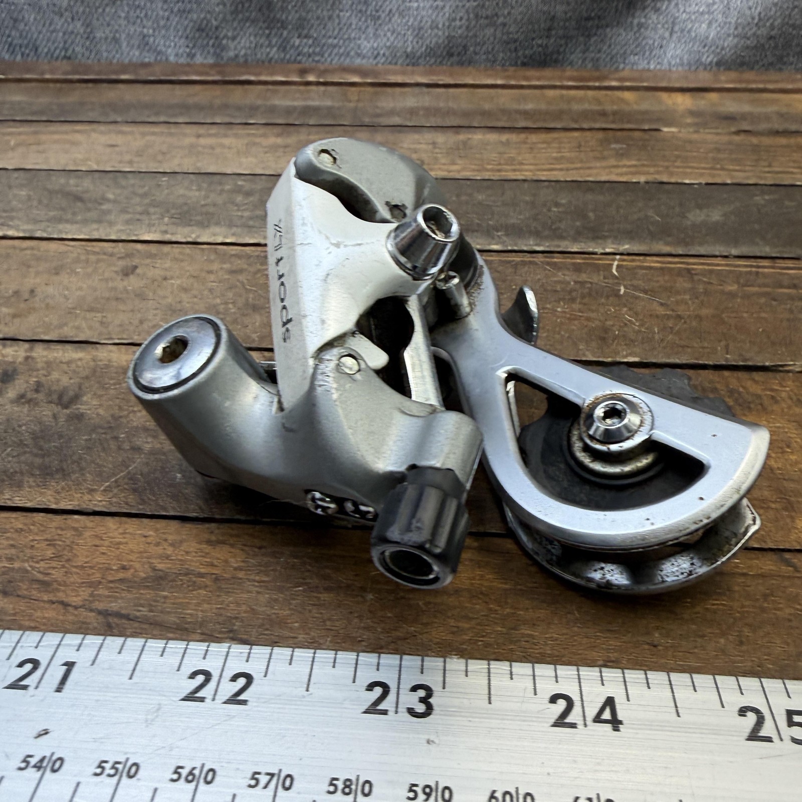 Vintage Shimano Sport LX RD-A452 Rear Derailleur Long Cage White Japan 275g