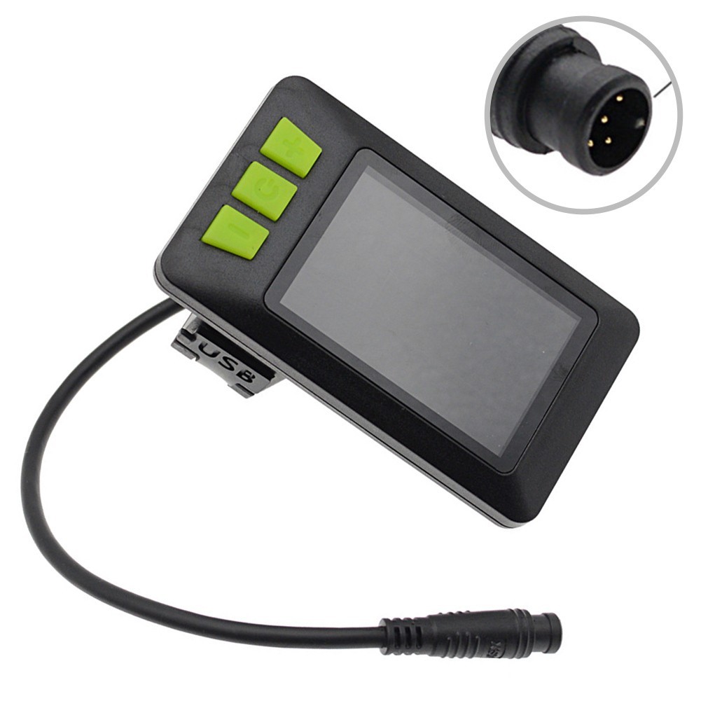 USB Enabled Intelligent LCD Display for Electric Bike Speed Monitoring