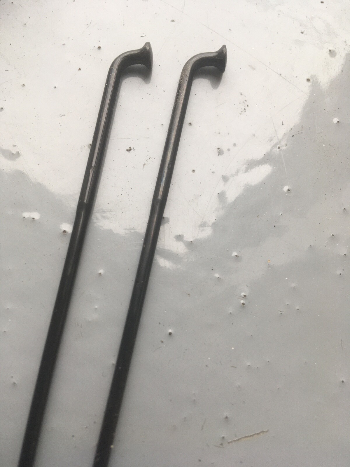 E-Strong.Spokes/nipples; Black.60 -310mm.12/13G Single Butted.stainless.36 pc