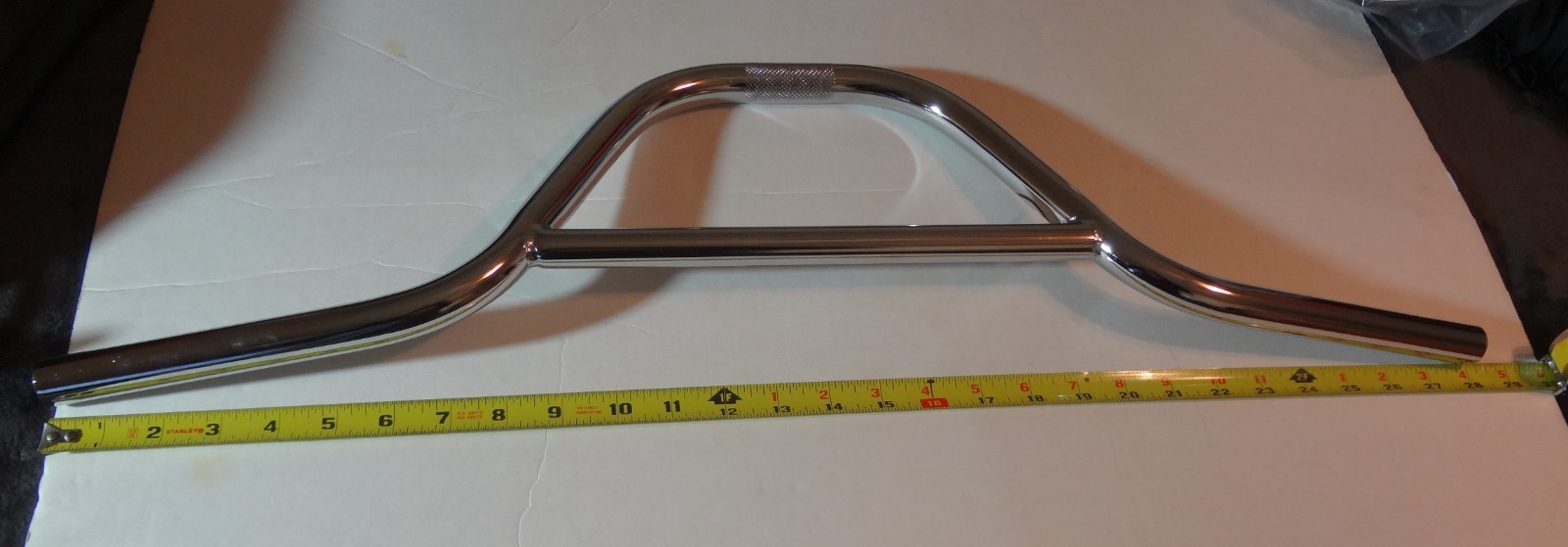 Hutch BMX XL 24″ Cuiser Chrome Handlebars 4.5″ Rise NEW