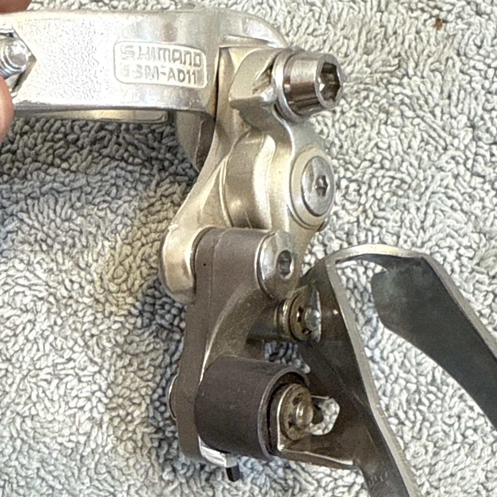Shimano 105 Braze-on Front Derailleur FD-1055 with 31.8mm clamp 2×6,7,or8 [ssg]