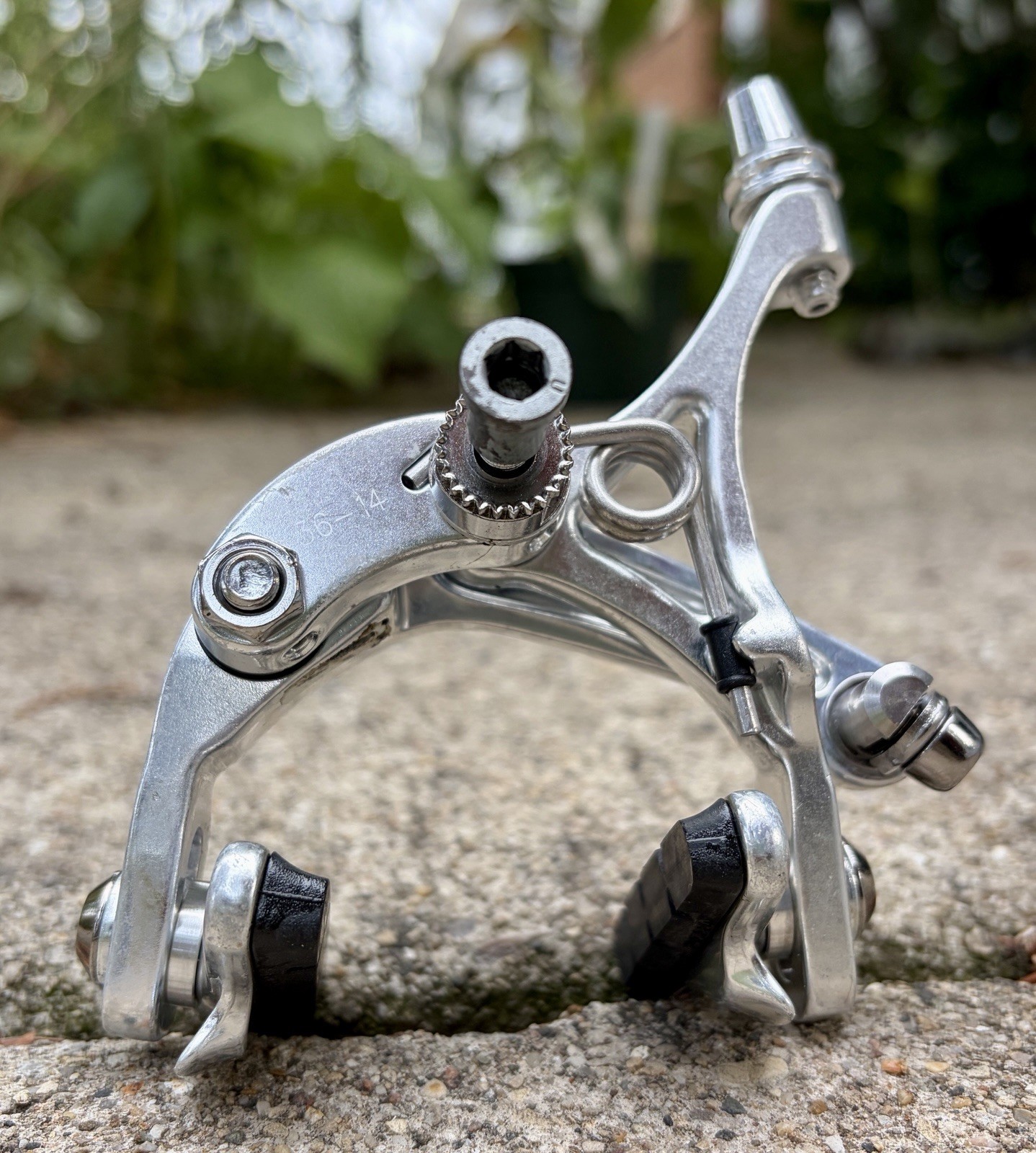 Campagnolo Veloce Brake Caliper Rear Dual Pivot Sidepull Bike Recessed Skeleton