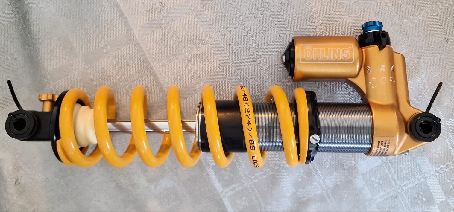Ohlins TTX22M (267 x 89 mm) 10.5 x 3.5 inch Öhlins Measurement Drawing Attached