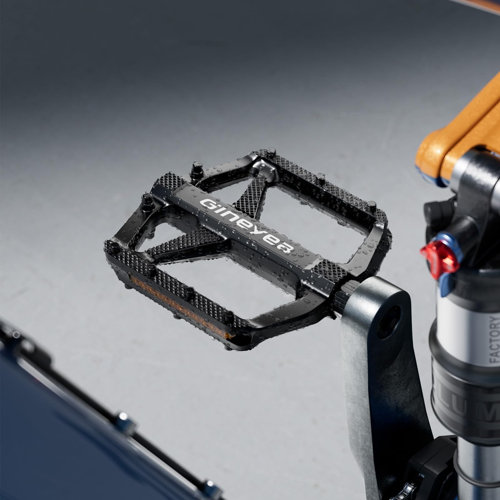 Universal Fit 9/16″ Bike Pedals – Non-Slip Lightweight Nylon, Wide Flat Platform
