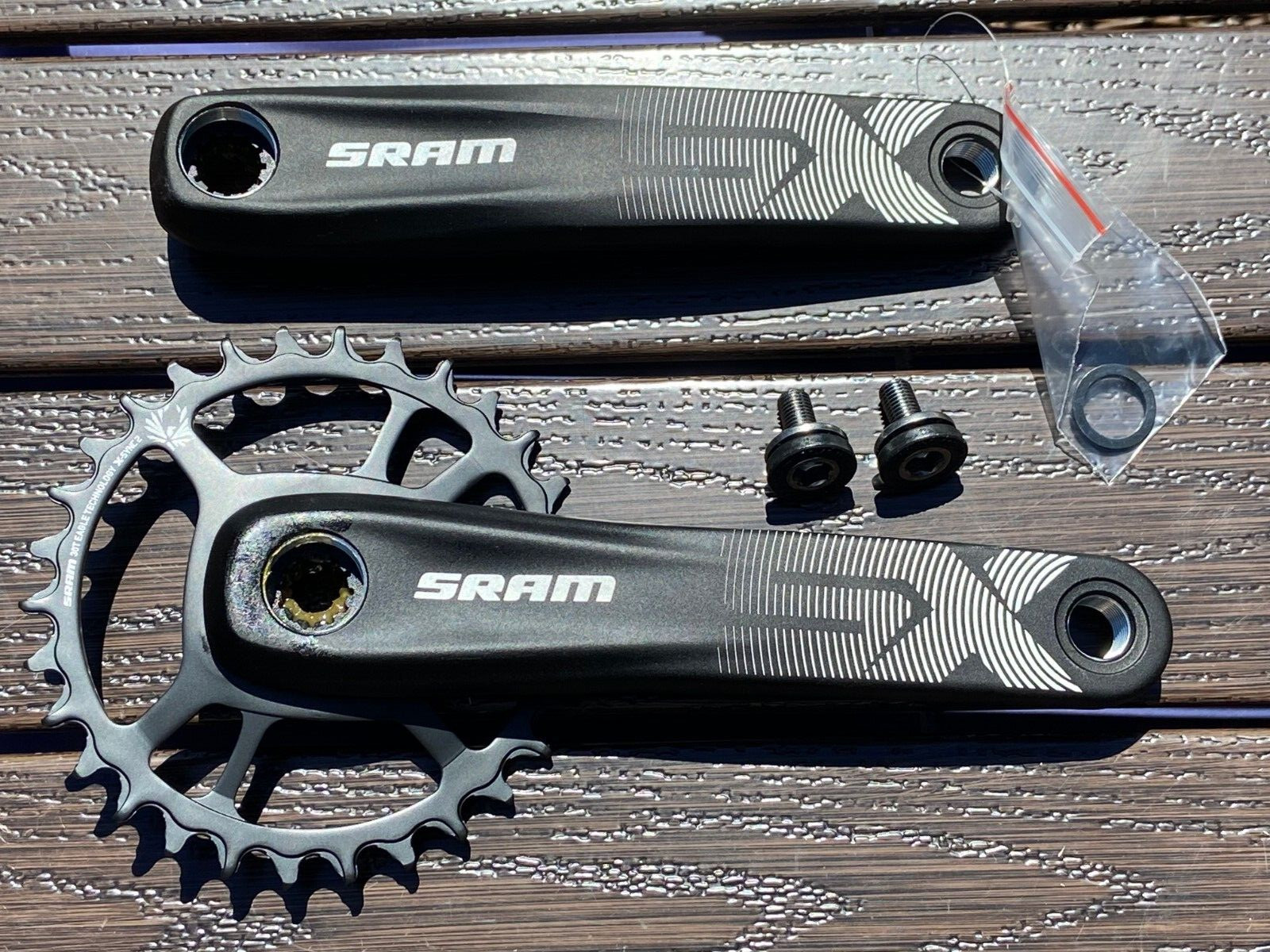 New SRAM SX Eagle MTB Crankset Powerspline 11-12s 30t BOOST 148mm 52mm Chainline